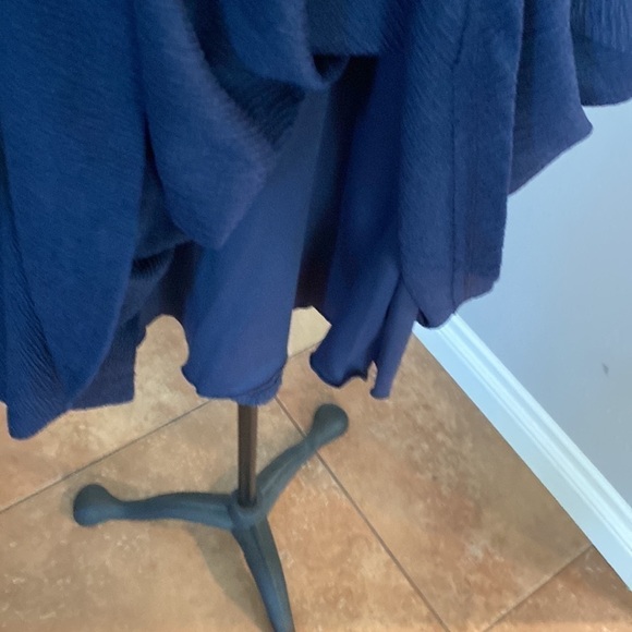 B Smart Navy Crepe Long sleeved Mini dress size 3 - Picture 4 of 6